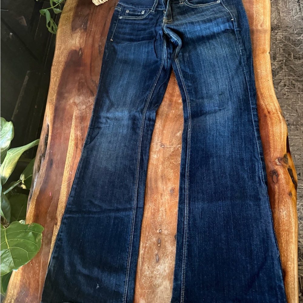 American Eagle Outfitters Dark Blue Skinny  bootcut Jeans